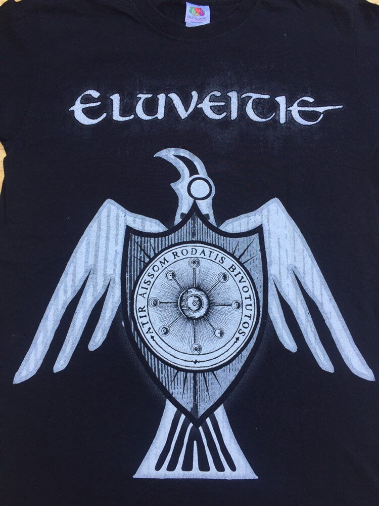 Vintage 00s  eluveitie tour 2014 German metal rock band t-shirt size small