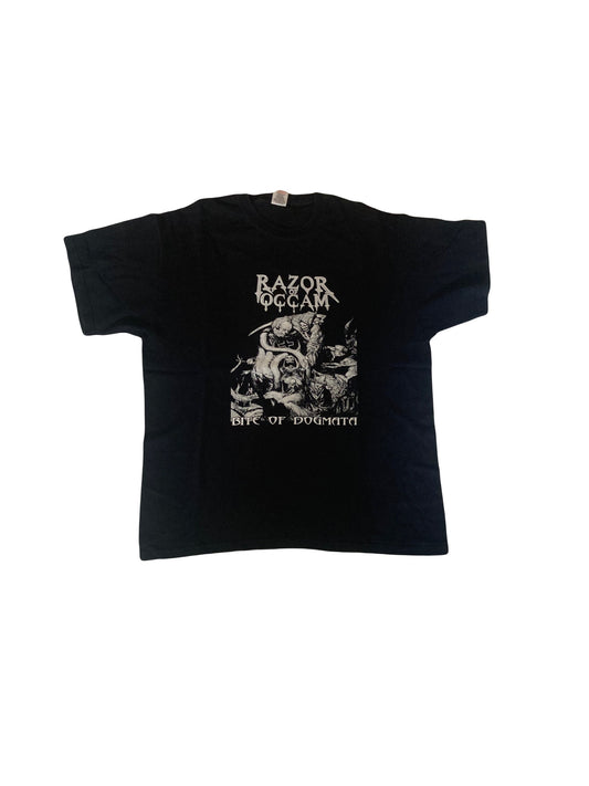 German death metal band Razor of occom tour t-shirt punk goth emo band merch size xl