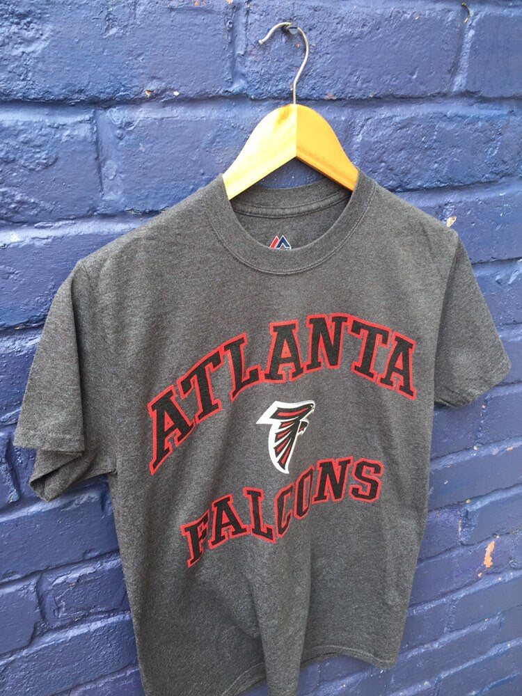 Atlanta Falcons USA vintage souvenir grey t-shirt by Majestic size small